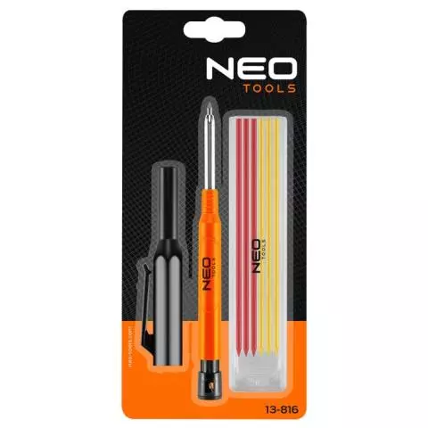 Ołówek, rysik automatyczny z temperówką plus 12 wkładów 13