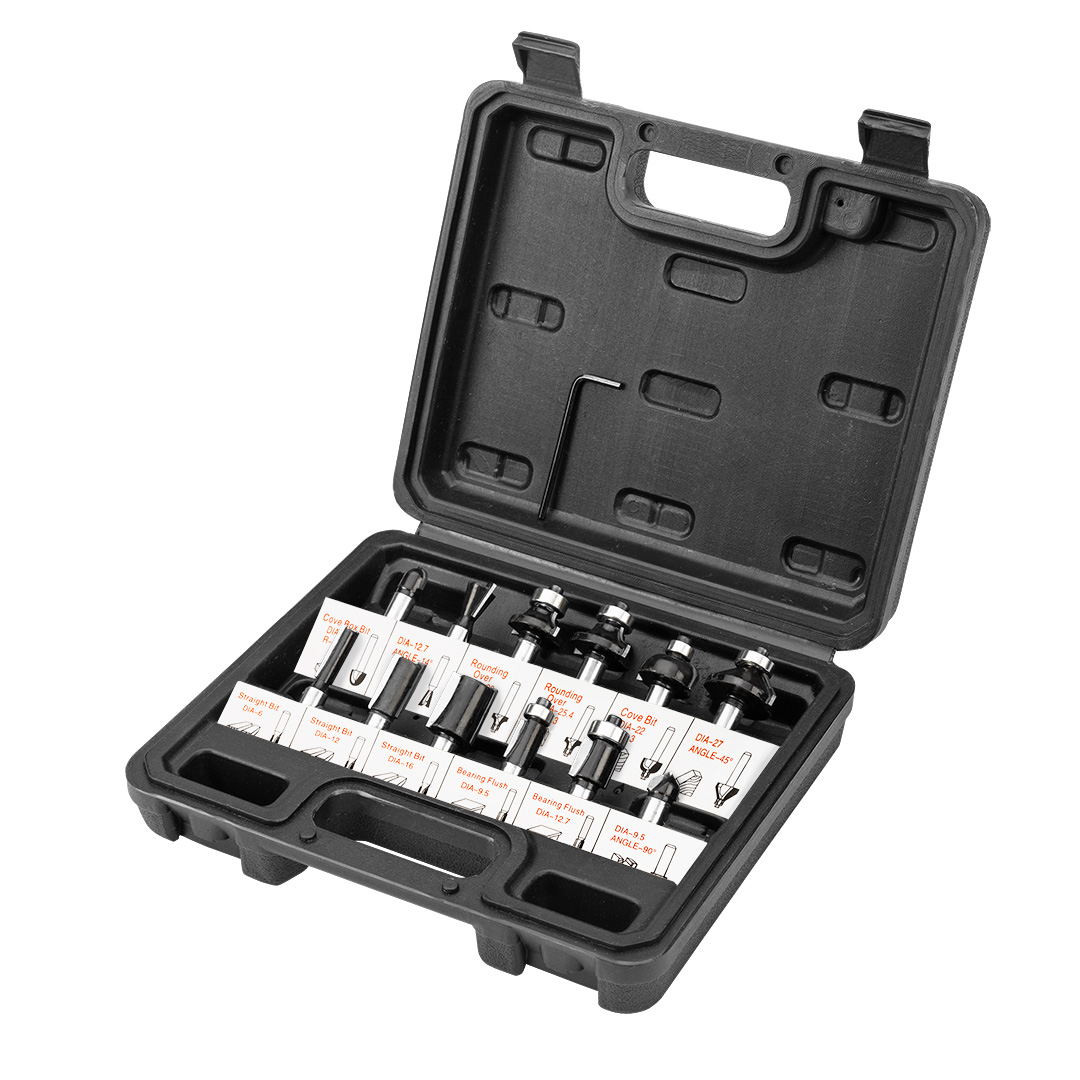 Frezy do drewna widiowe, trzpień 6 mm, zestaw 12 szt. 56T613 Dobra