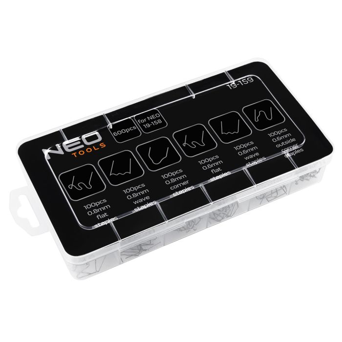 Zszywki do plastiku zestaw 600 szt. 19-159 Dobra Cena | Sklep