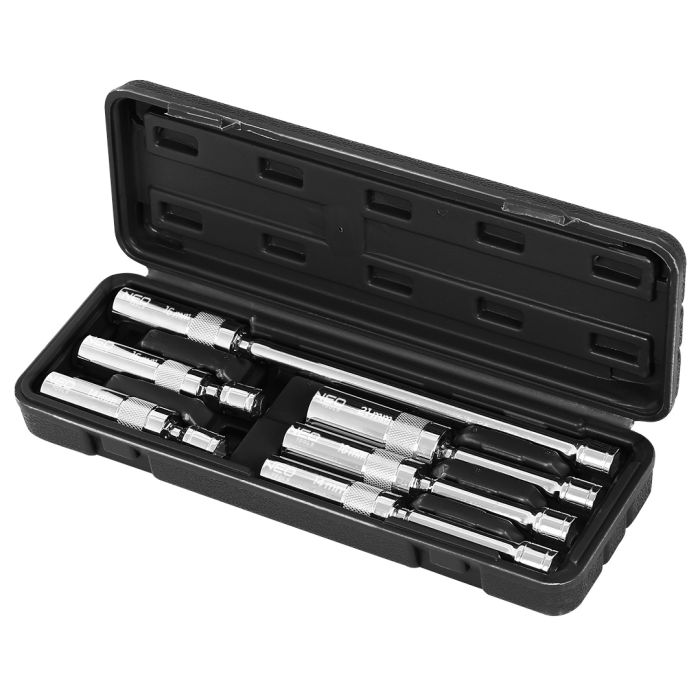 Zestaw nasadek na przegubach, do świec zapłonowych 6 szt. 08-095