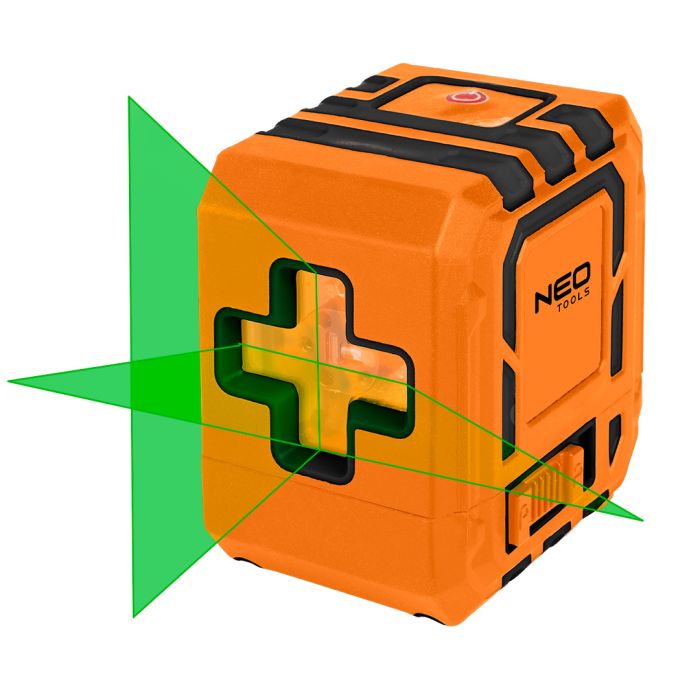 Laser krzyżowy 20 m, z etui i uchwytem magnetycznym, czerwony 75