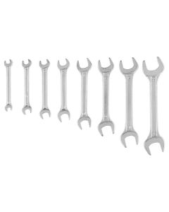 Klucze płaskie dwustronne 6-22 mm, zestaw 8 szt. 35D256