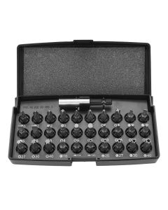 Końcówki wkrętakowe z uchwytem, zestaw 31 szt. 06-103