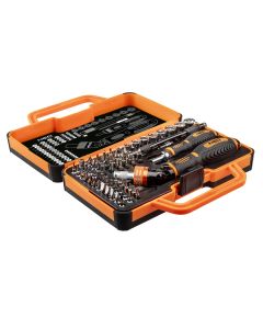 Końcówki wkrętakowe z uchwytem 69 szt. 06-116