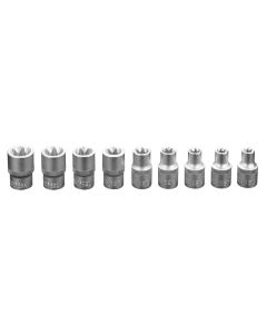 Klucze nasadowe 1/2" Torx, zestaw 9 szt. 08-649