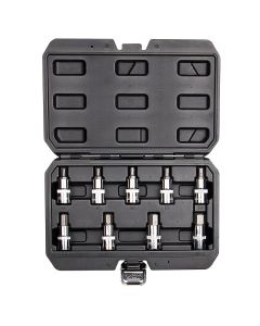 Końcówki sześciokątne na nasadce 55 mm, zestaw 9 szt. 08-705