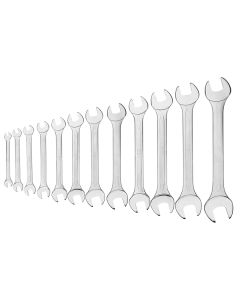 Klucze płaskie dwustronne 6-32 mm, zestaw 12 szt. 09-852