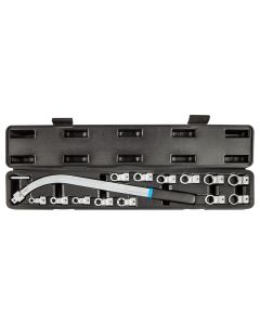 Klucz do demontażu napinaczy z wymiennymi końcówkami - zestaw 14 szt. 11-169