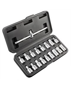 Klucze do spustu oleju 3/8", zestaw 18 szt. 11-235