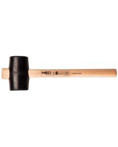 Młotek gumowy 65 mm, 425 g, trzonek hikorowy 25-052