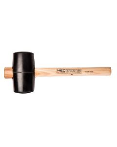 Młotek gumowy 90 mm, 1200 g, trzonek hikorowy 25-054
