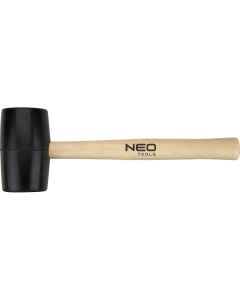 Młotek gumowy 50 mm, 340 g, trzonek drewniany 25-061
