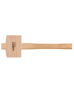 Młotek drewniany 300g, 100 x 70 x 46 mm, długość 320 mm 25-076