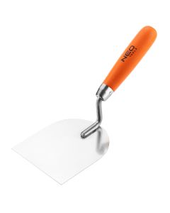 Kielnia sztukatorska podkówka, 100 mm, uchwyt drewniany 50-133