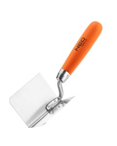 Kielnia sztukatorska kątowa, wewnętrzna, 80 mm, uchwyt drewniany 50-151