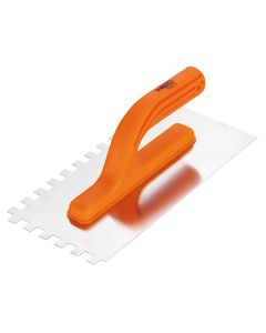 Paca z zębami, 270 x 125 mm, ząb 10 x 10 x 10 mm, uchwyt z tworzywa sztucznego 50-202