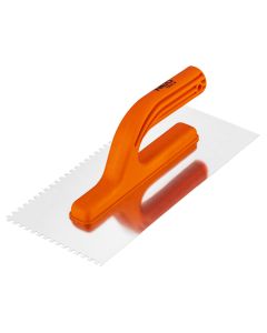 Paca z zębami, 270 x 125 mm, ząb 4 x 4 x 4 mm, uchwyt z tworzywa sztucznego 50-205