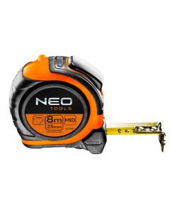 Miara zwijana stalowa 8 m x 25 mm, magnes, dwustronny nadruk 67-198