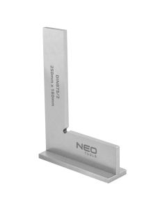 Kątownik z podstawą, DIN875/2, 250 x 160 mm 72-034