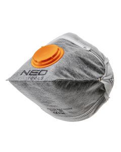 Półmaska przeciwpyłowa składana, z aktywnym węglem FFP1, z zaworem, 3 szt. 97-311