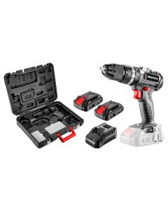Zestaw Energy+: wiertarko-wkrętarka bezszczotk. z udarem 18V, 2xakumulator 2Ah, ładowarka, walizka 58G020-SET2