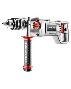 Wiertarka udarowa 1050W, uchwyt kluczykowy 16 mm, obroty I: 0-900 min⁻¹, II: 0-2500 min⁻¹ 58G712