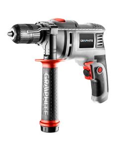 Wiertarka udarowa 550W, uchwyt samozaciskowy 13 mm, obroty 0-3000 min⁻¹, walizka + 10 wierteł 58G735