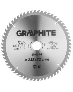 Tarcza do pilarki, widiowa, 235 x 30 mm, 60 zębów 55H694