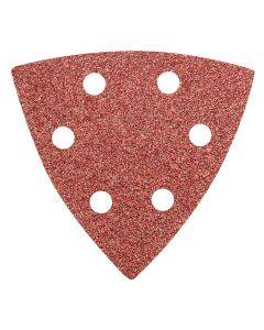 Papier ścierny delta na rzep 93 x 93 mm K 40, 5 szt., z otworami 55H763