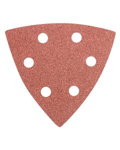 Papier ścierny delta na rzep 93 x 93 mm K 100, 5 szt., z otworami 55H766