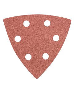Papier ścierny delta na rzep 93 x 93 mm K 120, 5 szt., z otworami 55H767