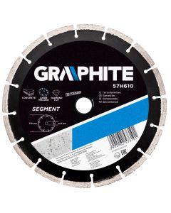 Tarcza diamentowa 230 x 22.2 mm, segmentowa, spawana laserowo 57H610