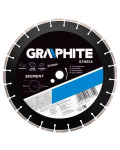 Tarcza diamentowa 350 x 25.4 mm, segmentowa, spawana laserowo 57H614