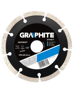 Tarcza diamentowa 125 x 22.2 mm, segmentowa 57H617