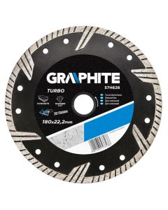 Tarcza diamentowa 180 x 22.2 mm, turbo 57H628