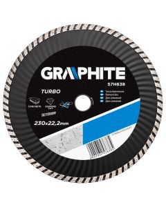 Tarcza diamentowa 230 x 22.2 mm, turbo wave 57H638