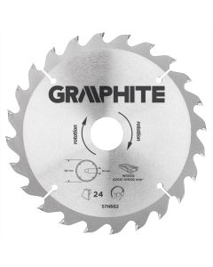 Tarcza do pilarki, widiowa, 185 x 30 mm, 24 zęby 57H662