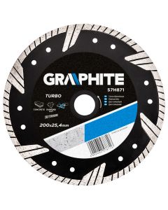 Tarcza diamentowa 200 x 25.4 mm, turbo 57H871