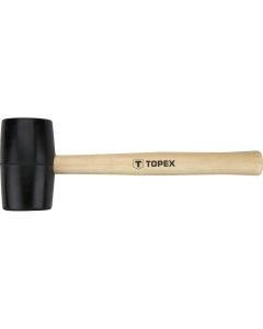 Młotek gumowy 50 mm, 340 g, trzonek drewniany 02A343