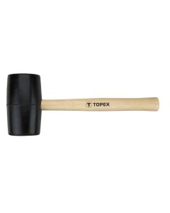 Młotek gumowy 63 mm, 680 g, trzonek drewniany 02A345