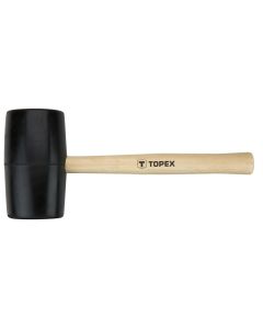 Młotek gumowy 72 mm, 900 g, trzonek drewniany 02A347