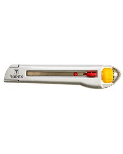 Nóż z ostrzem łamanym 18 mm, metalowy korpus 17B103