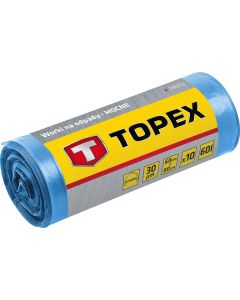 Worki na odpady 240 L, niebieskie, 45 mic 23B259