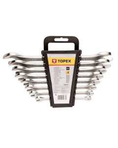 Klucze płaskie dwustronne 6-22 mm, zestaw 8 szt. 35D656