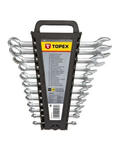 Klucze płasko-oczkowe 6-22 mm, zestaw 12 szt. 35D757