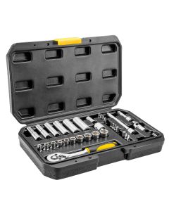 Klucze nasadowe 1/4", zestaw 36 szt. 38D669
