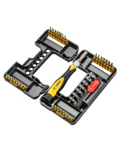 Końcówki wkrętakowe precyzyjne z uchwytem, 37 szt. 39D343