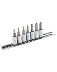 Końcówki Torx na nasadce 35 mm, zestaw 7 szt. 39D378