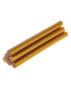 Wkłady klejowe 8 mm, brokatowe złote, 6 szt. 42E181