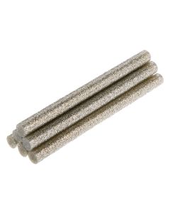 Wkłady klejowe 8 mm, brokatowe srebrne, 6 szt. 42E182